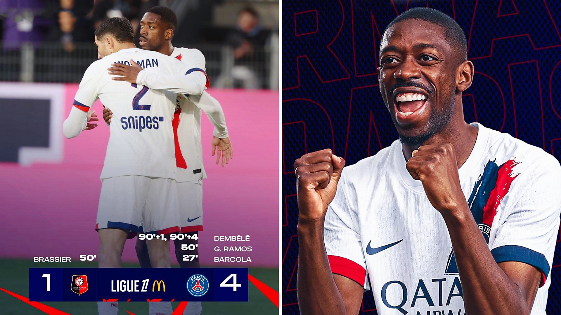 雷恩胜波尔多,法甲战车继续前行 雷恩胜波尔多,法甲战车继续前行