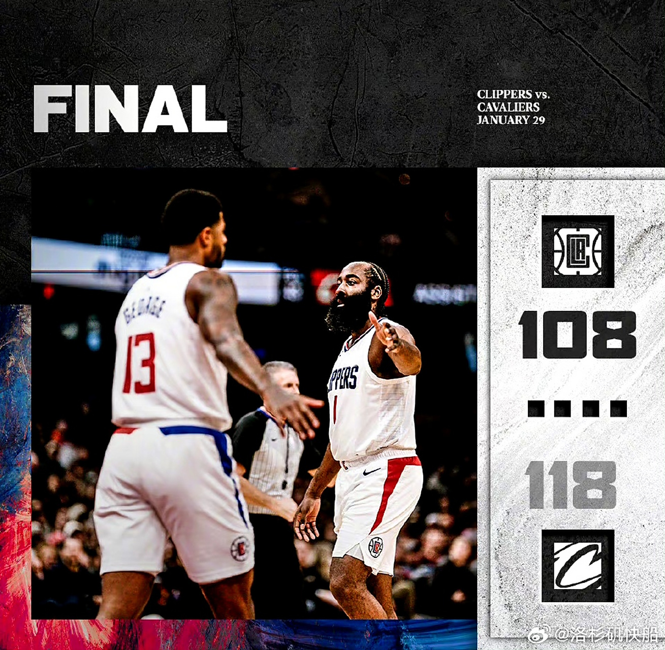 快船连续八连胜,主场大破对手 快船连续八连胜,主场大破对手