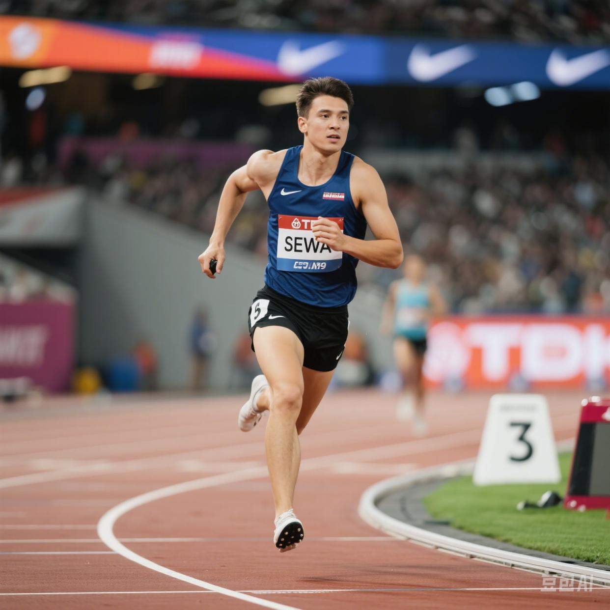 田径选手速度猛增，刷新纪录风驰电掣
